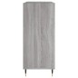 vidaXL Plattenschrank Grau Sonoma 84,5x38x89 cm Holzwerkstoff vidaXL Plattenschrank Grau Sonoma 84,5x38x89 cm Holzwerkstoff