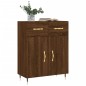 vidaXL Sideboard Braun Eichen-Optik 69,5x34x90 cm Holzwerkstoff vidaXL Sideboard Braun Eichen-Optik 69,5x34x90 cm Holzwerkstoff