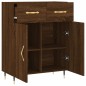 vidaXL Sideboard Braun Eichen-Optik 69,5x34x90 cm Holzwerkstoff vidaXL Sideboard Braun Eichen-Optik 69,5x34x90 cm Holzwerkstoff