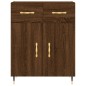 vidaXL Sideboard Braun Eichen-Optik 69,5x34x90 cm Holzwerkstoff vidaXL Sideboard Braun Eichen-Optik 69,5x34x90 cm Holzwerkstoff