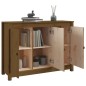 vidaXL Sideboard Honigbraun 100x35x74 cm Massivholz Kiefer vidaXL Sideboard Honigbraun 100x35x74 cm Massivholz Kiefer