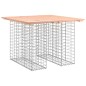 vidaXL Gartenbank aus Gabionen 100x102x72 cm Massivholz Douglasie vidaXL Gartenbank aus Gabionen 100x102x72 cm Massivholz Douglasie