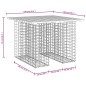 vidaXL Gartenbank aus Gabionen 100x102x72 cm Massivholz Douglasie vidaXL Gartenbank aus Gabionen 100x102x72 cm Massivholz Douglasie