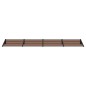 vidaXL Türvordach Schwarz 396x90 cm Polycarbonat vidaXL Türvordach Schwarz 396x90 cm Polycarbonat
