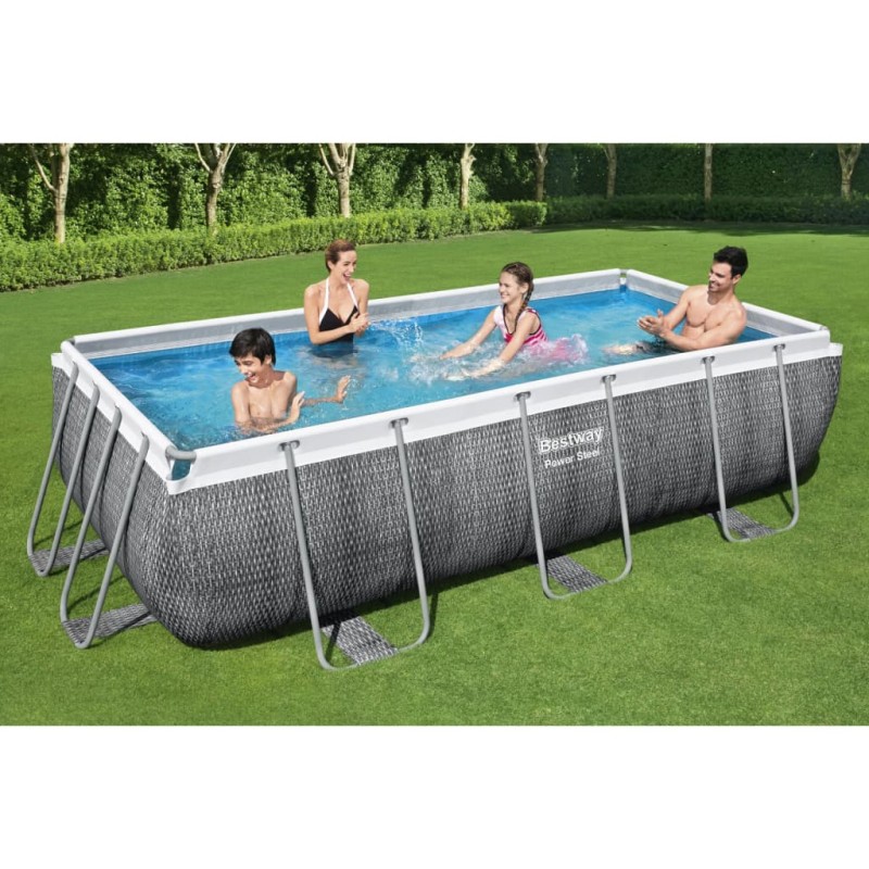 Bestway Power Stahlrahmen-Pool Set 404x201x100 cm Bestway Power Stahlrahmen-Pool Set 404x201x100 cm