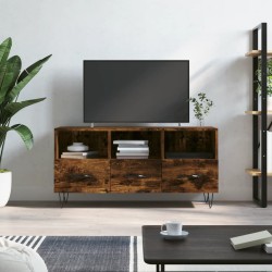 vidaXL TV-Schrank Räuchereiche 102x36x50 cm Holzwerkstoff