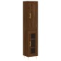 vidaXL Highboard Braun Eichen-Optik 34,5x34x180 cm Holzwerkstoff vidaXL Highboard Braun Eichen-Optik 34,5x34x180 cm Holzwerkstoff