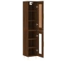 vidaXL Highboard Braun Eichen-Optik 34,5x34x180 cm Holzwerkstoff vidaXL Highboard Braun Eichen-Optik 34,5x34x180 cm Holzwerkstoff