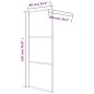 vidaXL Duschwand für Begehbare Dusche Weiß 80x195 cm ESG-Klarglas vidaXL Duschwand für Begehbare Dusche Weiß 80x195 cm ESG-Klarglas