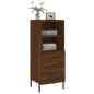 vidaXL Sideboard Braun Eichen-Optik 34,5x34x90 cm Holzwerkstoff