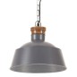 vidaXL Hängelampe Industriestil 32 cm Grau E27 vidaXL Hängelampe Industriestil 32 cm Grau E27
