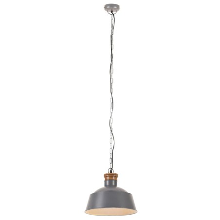 vidaXL Hängelampe Industriestil 32 cm Grau E27
