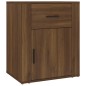 vidaXL Nachttisch Braun Eichen-Optik 50x36x60 cm Holzwerkstoff vidaXL Nachttisch Braun Eichen-Optik 50x36x60 cm Holzwerkstoff