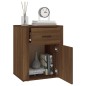 vidaXL Nachttisch Braun Eichen-Optik 50x36x60 cm Holzwerkstoff vidaXL Nachttisch Braun Eichen-Optik 50x36x60 cm Holzwerkstoff