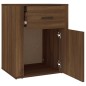 vidaXL Nachttisch Braun Eichen-Optik 50x36x60 cm Holzwerkstoff vidaXL Nachttisch Braun Eichen-Optik 50x36x60 cm Holzwerkstoff