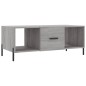 vidaXL Couchtisch Grau Sonoma 102x50x40 cm Holzwerkstoff vidaXL Couchtisch Grau Sonoma 102x50x40 cm Holzwerkstoff