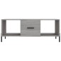 vidaXL Couchtisch Grau Sonoma 102x50x40 cm Holzwerkstoff vidaXL Couchtisch Grau Sonoma 102x50x40 cm Holzwerkstoff