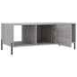 vidaXL Couchtisch Grau Sonoma 102x50x40 cm Holzwerkstoff vidaXL Couchtisch Grau Sonoma 102x50x40 cm Holzwerkstoff
