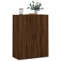 vidaXL Wandschrank Braun Eichen-Optik 69,5x34x90 cm vidaXL Wandschrank Braun Eichen-Optik 69,5x34x90 cm