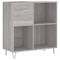 vidaXL Plattenschrank Grau Sonoma 84,5x38x89 cm Holzwerkstoff vidaXL Plattenschrank Grau Sonoma 84,5x38x89 cm Holzwerkstoff