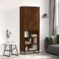 Highboard Braun Eichen-Optik 69,5x34x180 cm Holzwerkstoff Highboard Braun Eichen-Optik 69,5x34x180 cm Holzwerkstoff