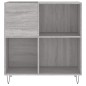 vidaXL Plattenschrank Grau Sonoma 84,5x38x89 cm Holzwerkstoff vidaXL Plattenschrank Grau Sonoma 84,5x38x89 cm Holzwerkstoff