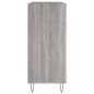 vidaXL Plattenschrank Grau Sonoma 84,5x38x89 cm Holzwerkstoff vidaXL Plattenschrank Grau Sonoma 84,5x38x89 cm Holzwerkstoff