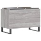 vidaXL Plattenschrank Grau Sonoma 74,5x38x48 cm Holzwerkstoff vidaXL Plattenschrank Grau Sonoma 74,5x38x48 cm Holzwerkstoff