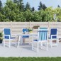 vidaXL Gartenstuhlauflagen für Niedriglehner 4 Stk. 100x50x3 cm vidaXL Gartenstuhlauflagen für Niedriglehner 4 Stk. 100x50x3 cm