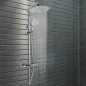 vidaXL Doppelkopf-Duschset mit Thermostat Edelstahl vidaXL Doppelkopf-Duschset mit Thermostat Edelstahl