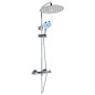 vidaXL Doppelkopf-Duschset mit Thermostat Edelstahl vidaXL Doppelkopf-Duschset mit Thermostat Edelstahl