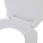 vidaXL Toilettensitze mit Absenkautomatik 2 Stk. Kunststoff Weiß vidaXL Toilettensitze mit Absenkautomatik 2 Stk. Kunststoff Weiß