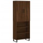 Highboard Braun Eichen-Optik 69,5x34x180 cm Holzwerkstoff Highboard Braun Eichen-Optik 69,5x34x180 cm Holzwerkstoff