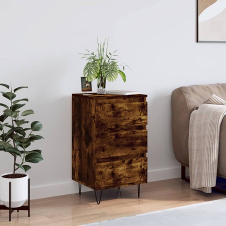 vidaXL Sideboard Räuchereiche 40x35x70 cm Holzwerkstoff
