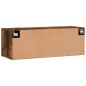 vidaXL Wandschrank Räuchereiche 100x36,5x35 cm Holzwerkstoff vidaXL Wandschrank Räuchereiche 100x36,5x35 cm Holzwerkstoff