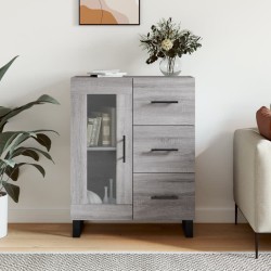 vidaXL Sideboard Grau Sonoma 69,5x34x90 cm Holzwerkstoff