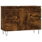 vidaXL Badschrank Räuchereiche 80x33x60 cm Holzwerkstoff vidaXL Badschrank Räuchereiche 80x33x60 cm Holzwerkstoff