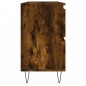 vidaXL Badschrank Räuchereiche 80x33x60 cm Holzwerkstoff vidaXL Badschrank Räuchereiche 80x33x60 cm Holzwerkstoff