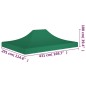 vidaXL Partyzelt-Dach 4,5x3 m Grün 270 g/m² vidaXL Partyzelt-Dach 4,5x3 m Grün 270 g/m²
