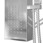 vidaXL Duschpaneel-System Edelstahl Quadratisch vidaXL Duschpaneel-System Edelstahl Quadratisch