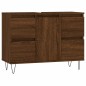 vidaXL Badschrank Braun Eichen-Optik 80x33x60 cm Holzwerkstoff vidaXL Badschrank Braun Eichen-Optik 80x33x60 cm Holzwerkstoff