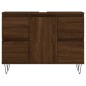 vidaXL Badschrank Braun Eichen-Optik 80x33x60 cm Holzwerkstoff vidaXL Badschrank Braun Eichen-Optik 80x33x60 cm Holzwerkstoff