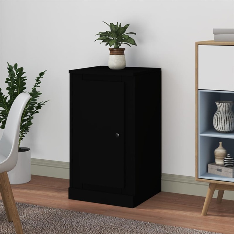 vidaXL Sideboard Schwarz 37,5x35,5x67,5 cm Holzwerkstoff vidaXL Sideboard Schwarz 37,5x35,5x67,5 cm Holzwerkstoff