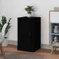 vidaXL Sideboard Schwarz 37,5x35,5x67,5 cm Holzwerkstoff vidaXL Sideboard Schwarz 37,5x35,5x67,5 cm Holzwerkstoff