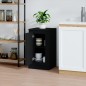 vidaXL Sideboard Schwarz 37,5x35,5x67,5 cm Holzwerkstoff vidaXL Sideboard Schwarz 37,5x35,5x67,5 cm Holzwerkstoff