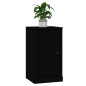 vidaXL Sideboard Schwarz 37,5x35,5x67,5 cm Holzwerkstoff vidaXL Sideboard Schwarz 37,5x35,5x67,5 cm Holzwerkstoff