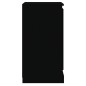 vidaXL Sideboard Schwarz 37,5x35,5x67,5 cm Holzwerkstoff vidaXL Sideboard Schwarz 37,5x35,5x67,5 cm Holzwerkstoff