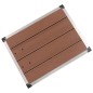 vidaXL Garten-Duschwanne WPC Edelstahl 80 x 62 cm Braun vidaXL Garten-Duschwanne WPC Edelstahl 80 x 62 cm Braun