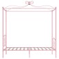 vidaXL Himmelbett-Gestell Rosa Metall 100 x 200 cm vidaXL Himmelbett-Gestell Rosa Metall 100 x 200 cm