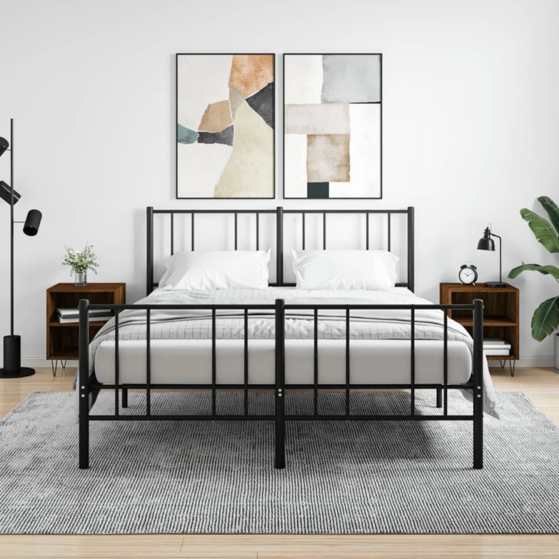 vidaXL Nachttische 2 Stk. Braun Eichen-Optik 40x30x50 cm Holzwerkstoff vidaXL Nachttische 2 Stk. Braun Eichen-Optik 40x30x50 cm Holzwerkstoff
